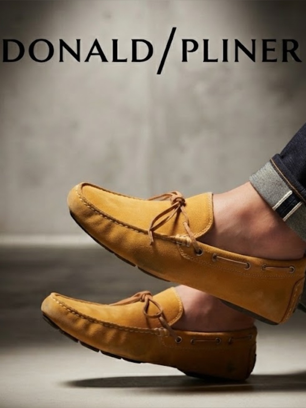 Authentic Donald Pliner men's designer suede leather drivers loafers sz 11